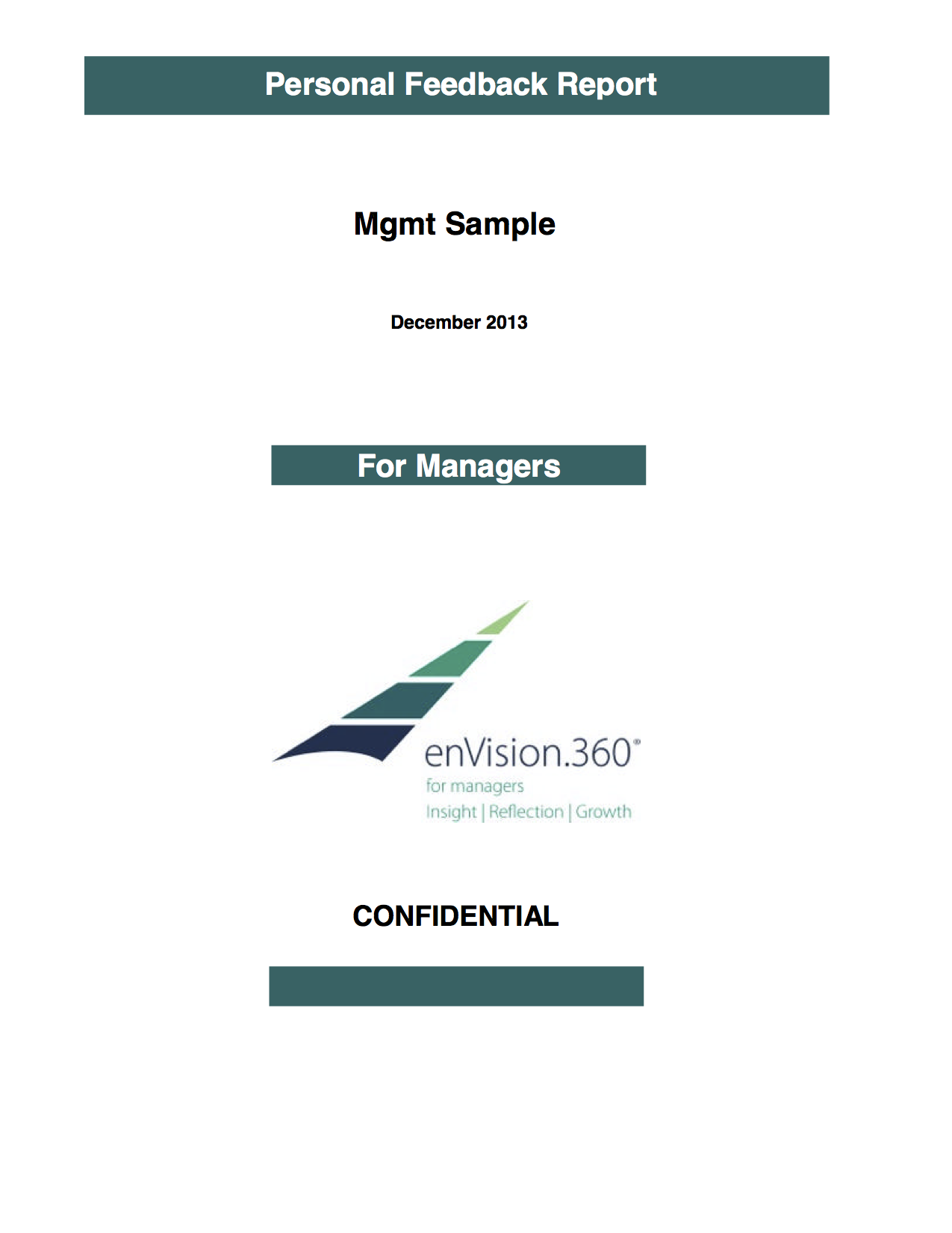 enVision.360 Sample Manager Report